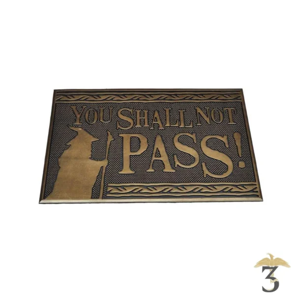 Paillasson en caoutchouc you shall not pass ​40×60 – le seigneur des anneaux - Les Trois Reliques, magasin Harry Potter - Photo N°2
