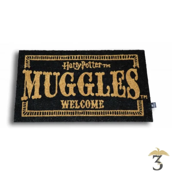 Paillasson muggles welcome 40×60 - Les Trois Reliques, magasin Harry Potter - Photo N°1