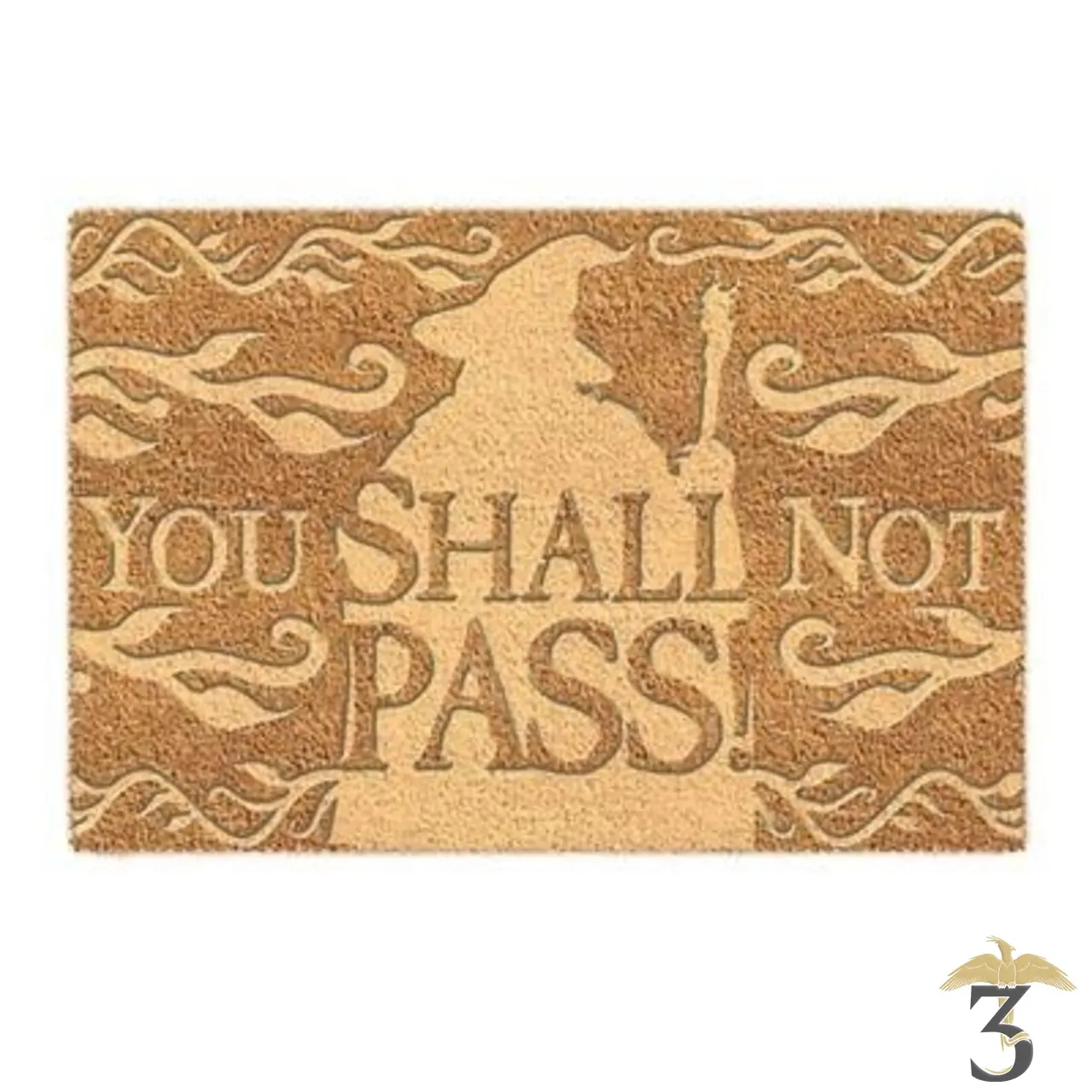 Paillasson « you shall not pass » – le seigneur des anneaux - Les Trois Reliques, magasin Harry Potter - Photo N°1