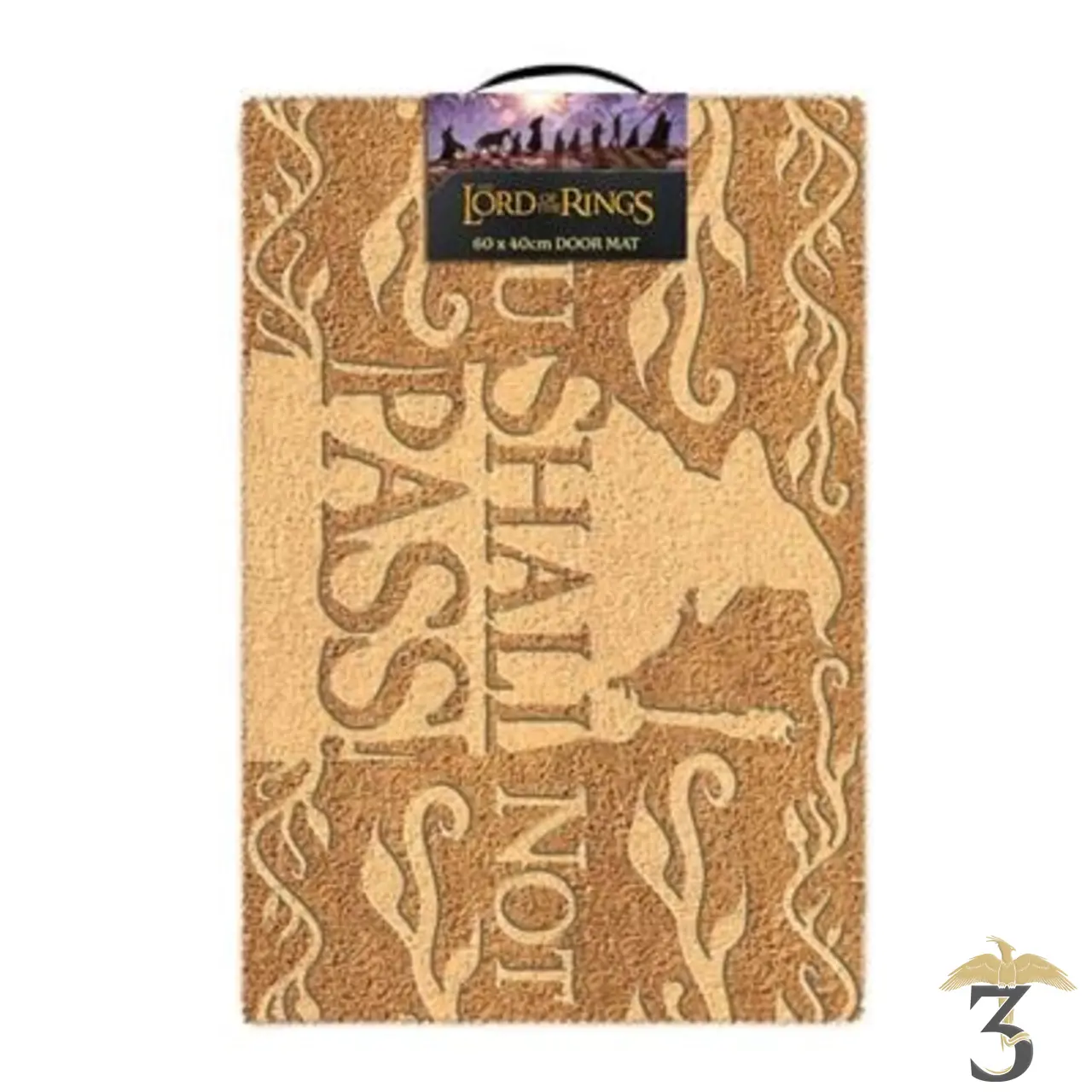 Paillasson « you shall not pass » – le seigneur des anneaux - Les Trois Reliques, magasin Harry Potter - Photo N°3