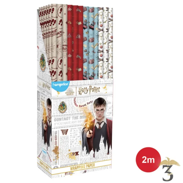 Papier cadeau 70*200 – harry potter - Les Trois Reliques, magasin Harry Potter - Photo N°1