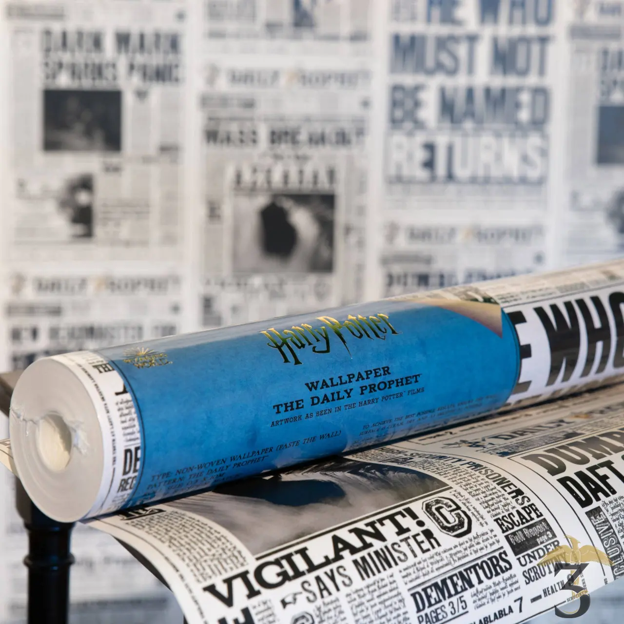 Papier peint Minalima La Gazette du Sorcier - Les Trois Reliques, magasin Harry Potter - Photo N°5
