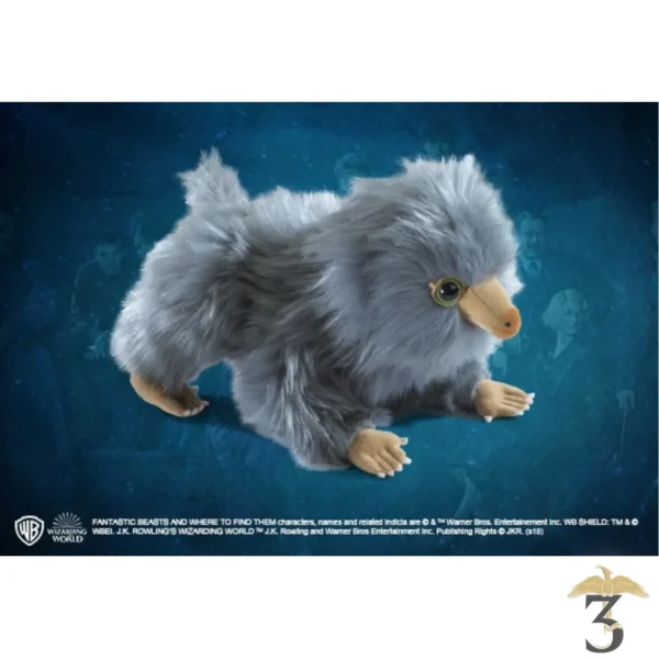 Peluche bébé Niffleur (gris) - Les Animaux Fantastiques - Les Trois Reliques, magasin Harry Potter - Photo N°2