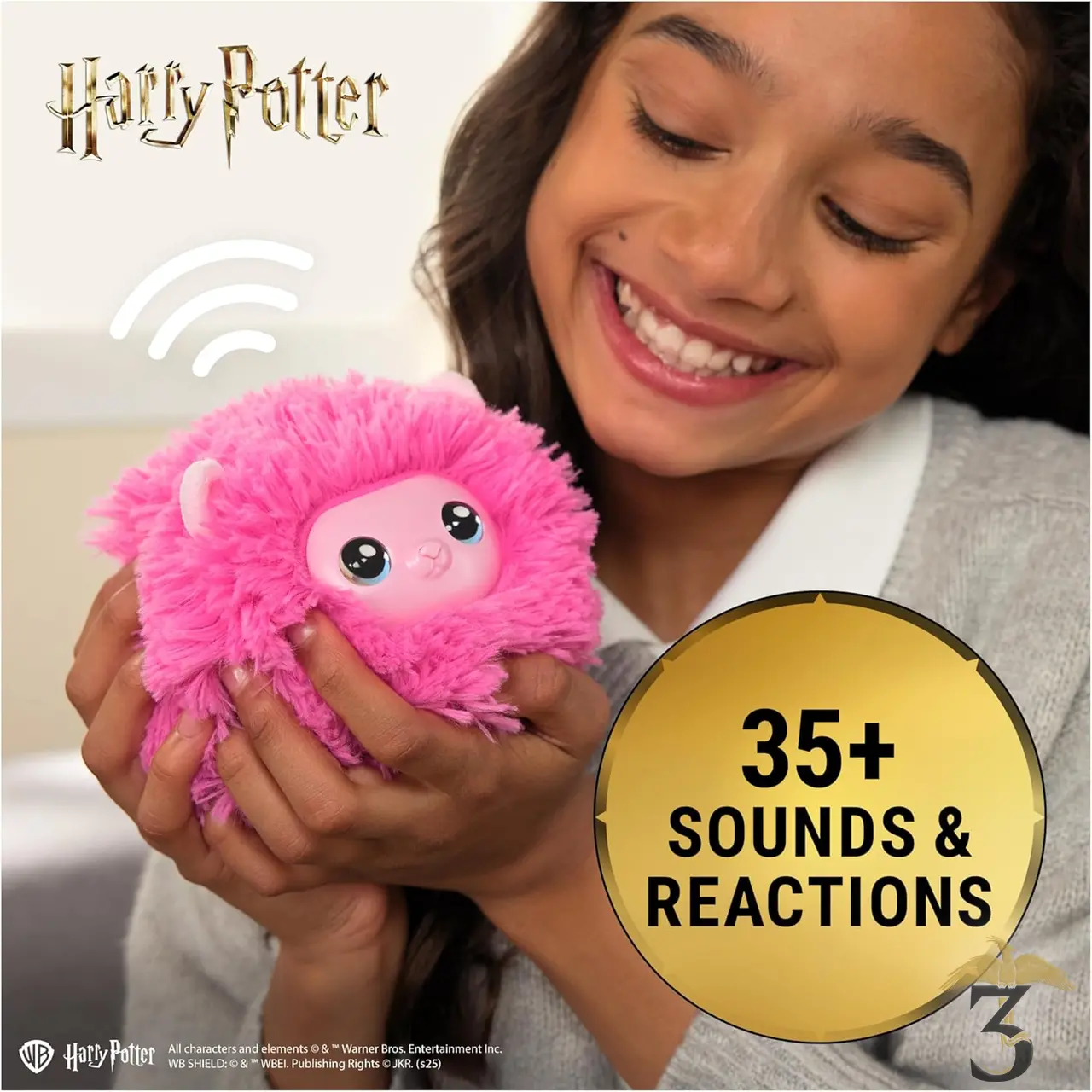 Peluche boursouflet interactif - Les Trois Reliques, magasin Harry Potter - Photo N°2