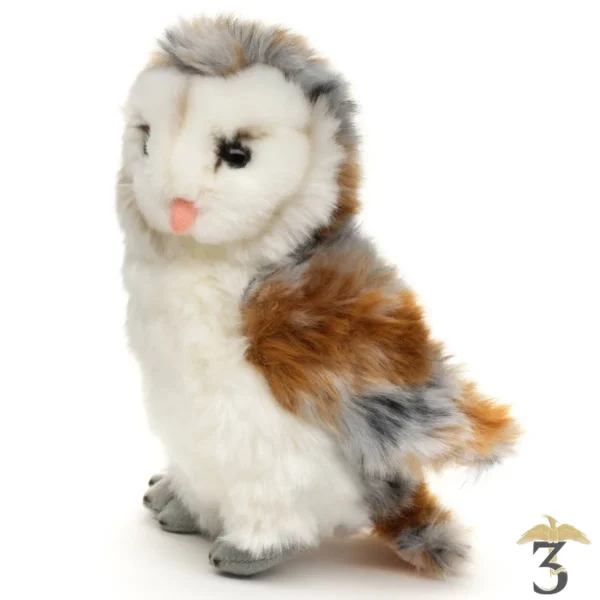 peluche chouette effraie – 17 cm - Les Trois Reliques, magasin Harry Potter - Photo N°1