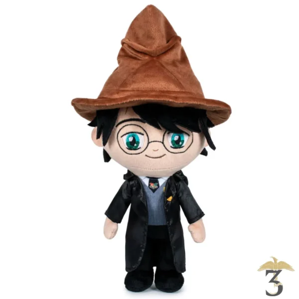 PELUCHE HARRY CAPE NOIR 29CM - Les Trois Reliques, magasin Harry Potter - Photo N°1
