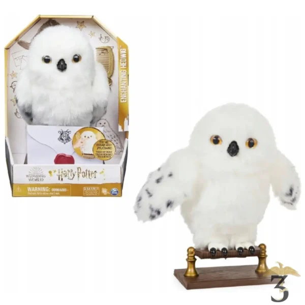 PELUCHE HEDWIGE INTERACTIVE - Les Trois Reliques, magasin Harry Potter - Photo N°1