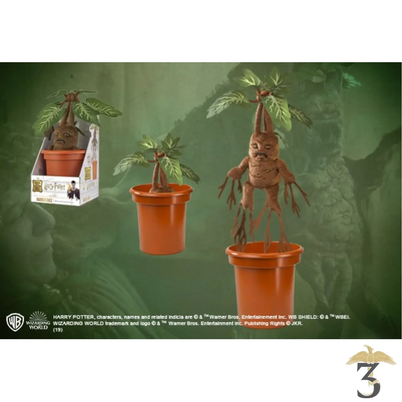 Peluche Mandragore interactive - Harry Potter - Les Trois Reliques, magasin Harry Potter - Photo N°4