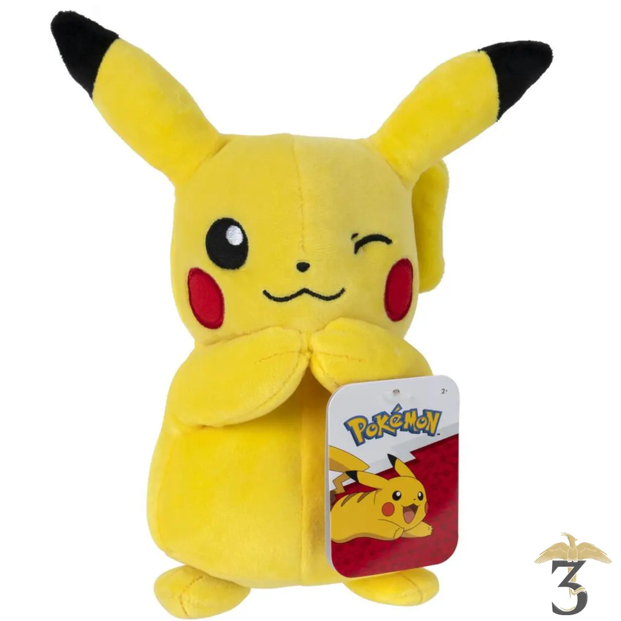 Peluche pikachu 20 cm – pokémon - Les Trois Reliques, magasin Harry Potter - Photo N°1