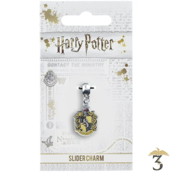 Pendentif charm armoirie poufsouffle - Les Trois Reliques, magasin Harry Potter - Photo N°2