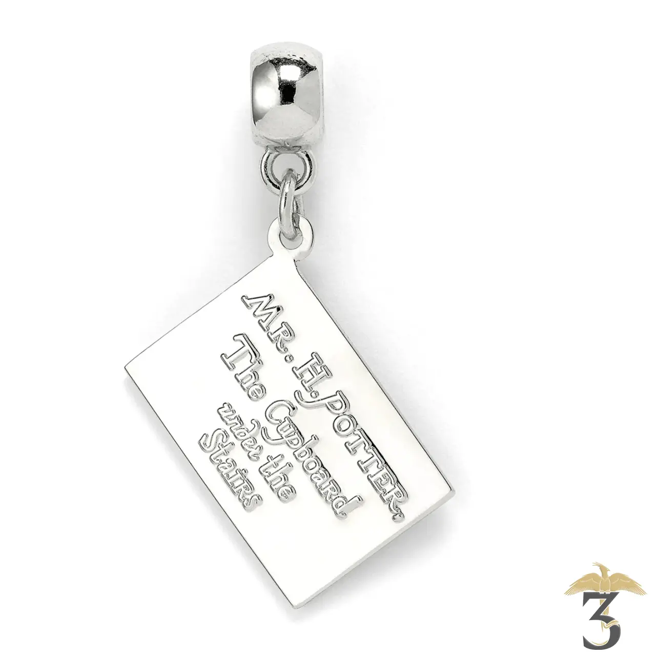 Pendentif charm lettre d’acceptation à poudlard - Les Trois Reliques, magasin Harry Potter - Photo N°1