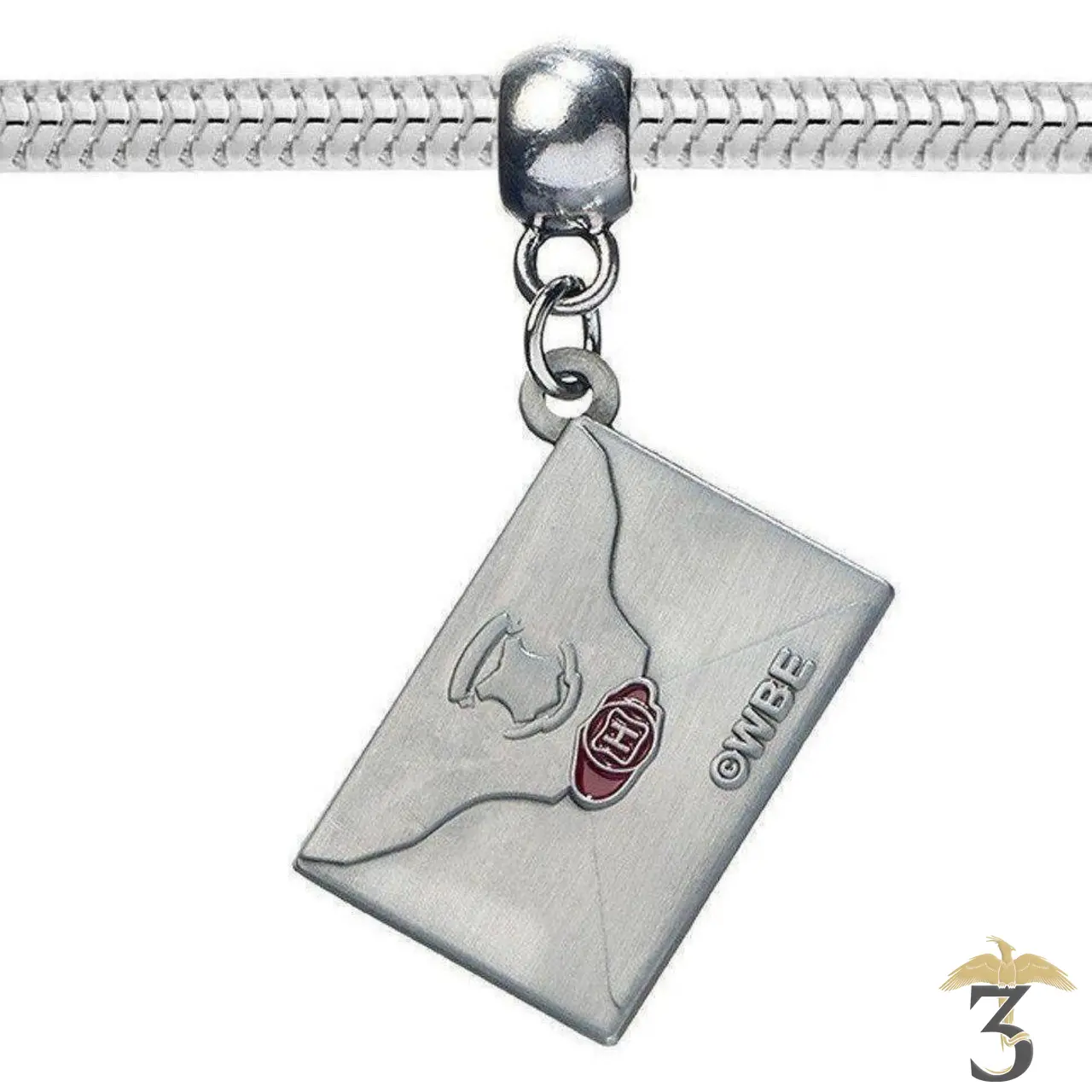 Pendentif charm lettre d’acceptation à poudlard - Les Trois Reliques, magasin Harry Potter - Photo N°3