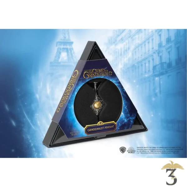 Pendentif Grindelwald - Pacte de sang (plaqué argent) - Les Trois Reliques, magasin Harry Potter - Photo N°3