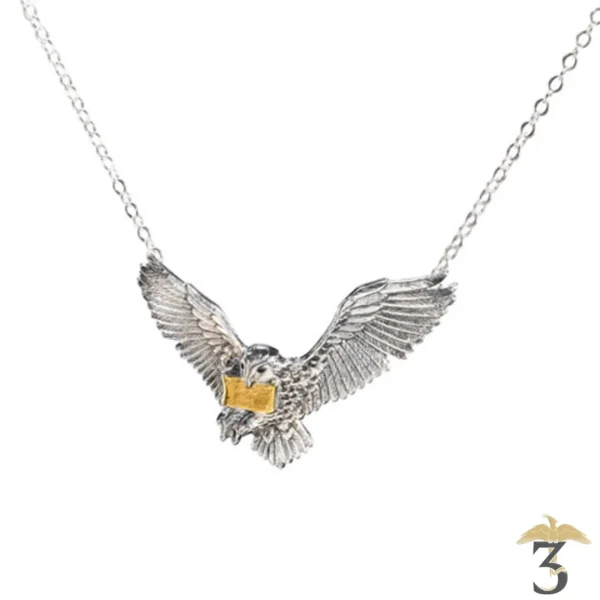 PENDENTIF HEDWIGE – ARGENT 925eme – PLAQUER OR 24 CARRATS - Les Trois Reliques, magasin Harry Potter - Photo N°1