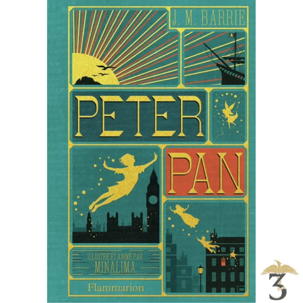 PETER PAN ILLUSTRE PAR MINALIMA - Les Trois Reliques, magasin Harry Potter - Photo N°1