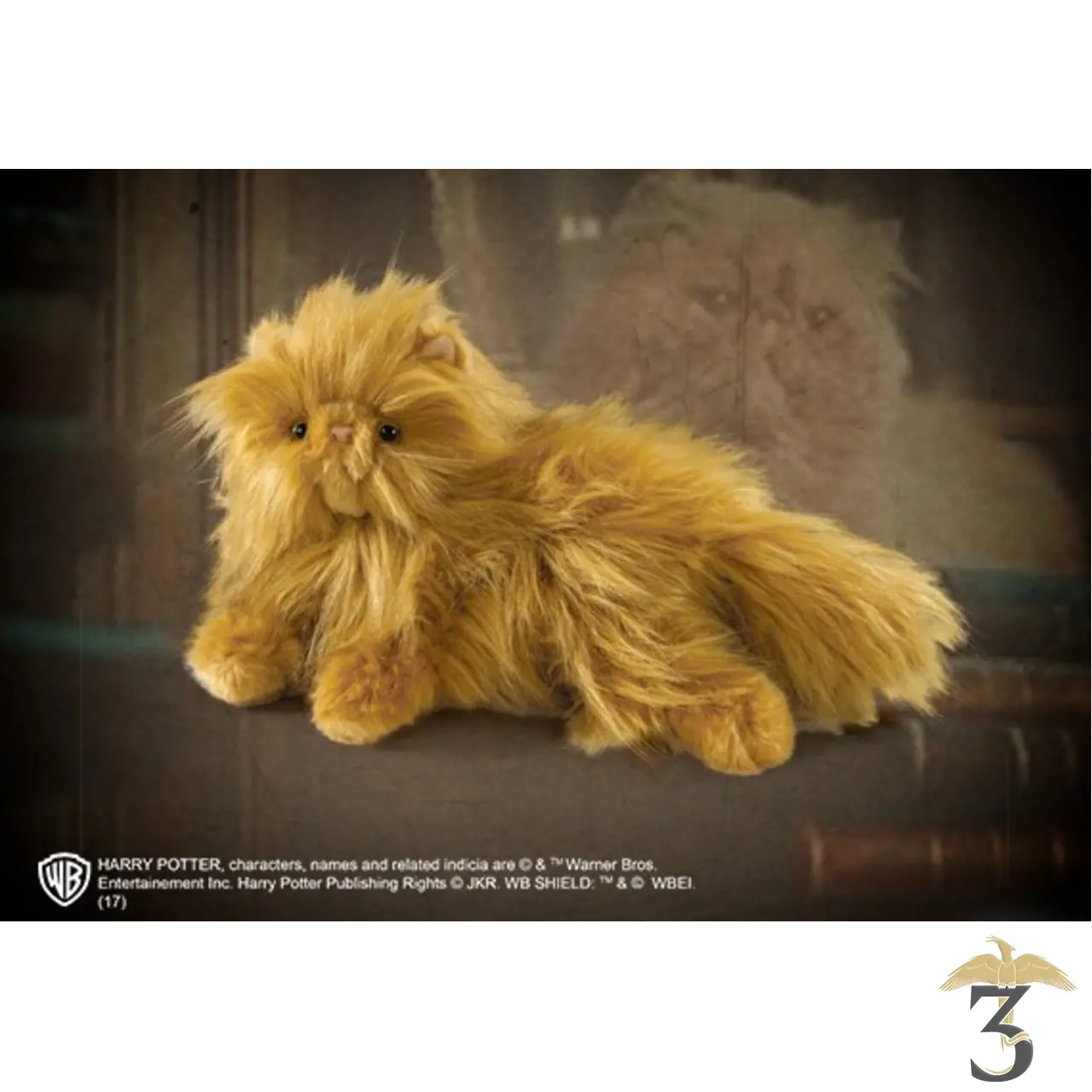 Petite peluche Pattenrond - Noble Collection - Harry Potter - Les Trois Reliques, magasin Harry Potter - Photo N°2