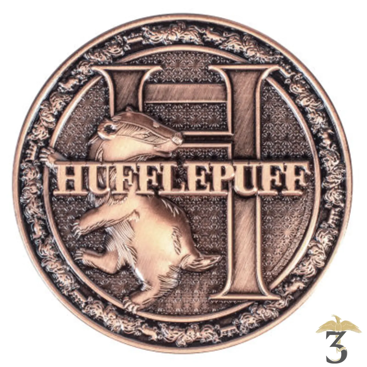 Pièce géante poufsouffle édition limitée 5000ex - Les Trois Reliques, magasin Harry Potter - Photo N°2