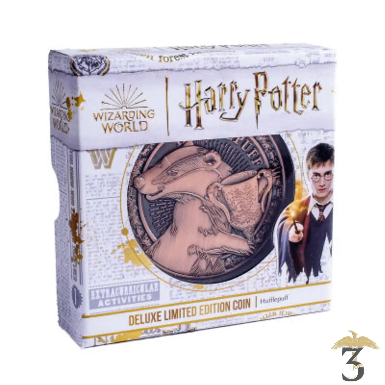 Pièce géante poufsouffle édition limitée 5000ex - Les Trois Reliques, magasin Harry Potter - Photo N°3
