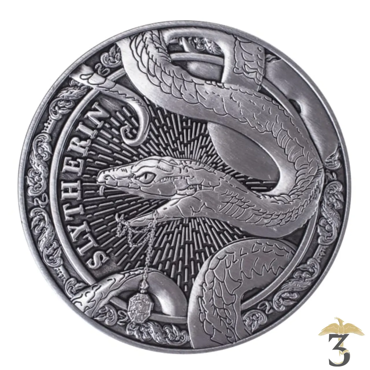 Pièce géante serpentard édition limitée 5000ex - Les Trois Reliques, magasin Harry Potter - Photo N°1