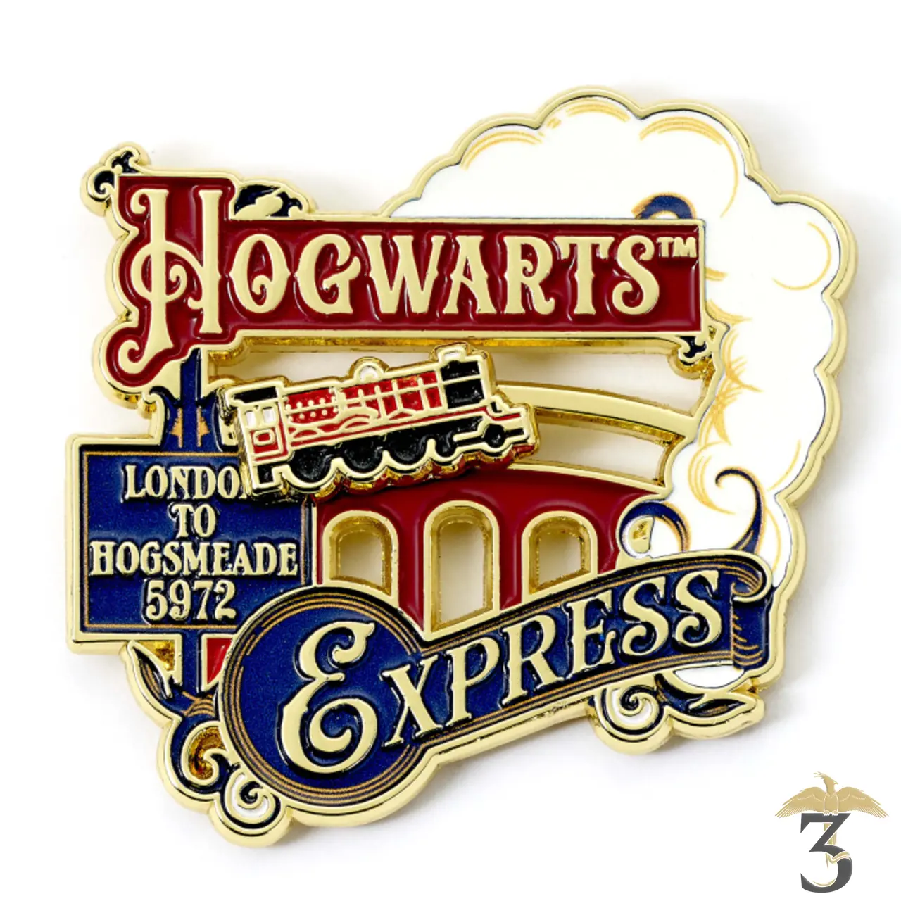 Pin s coulissant poudlard express – harry potter - Les Trois Reliques, magasin Harry Potter - Photo N°1