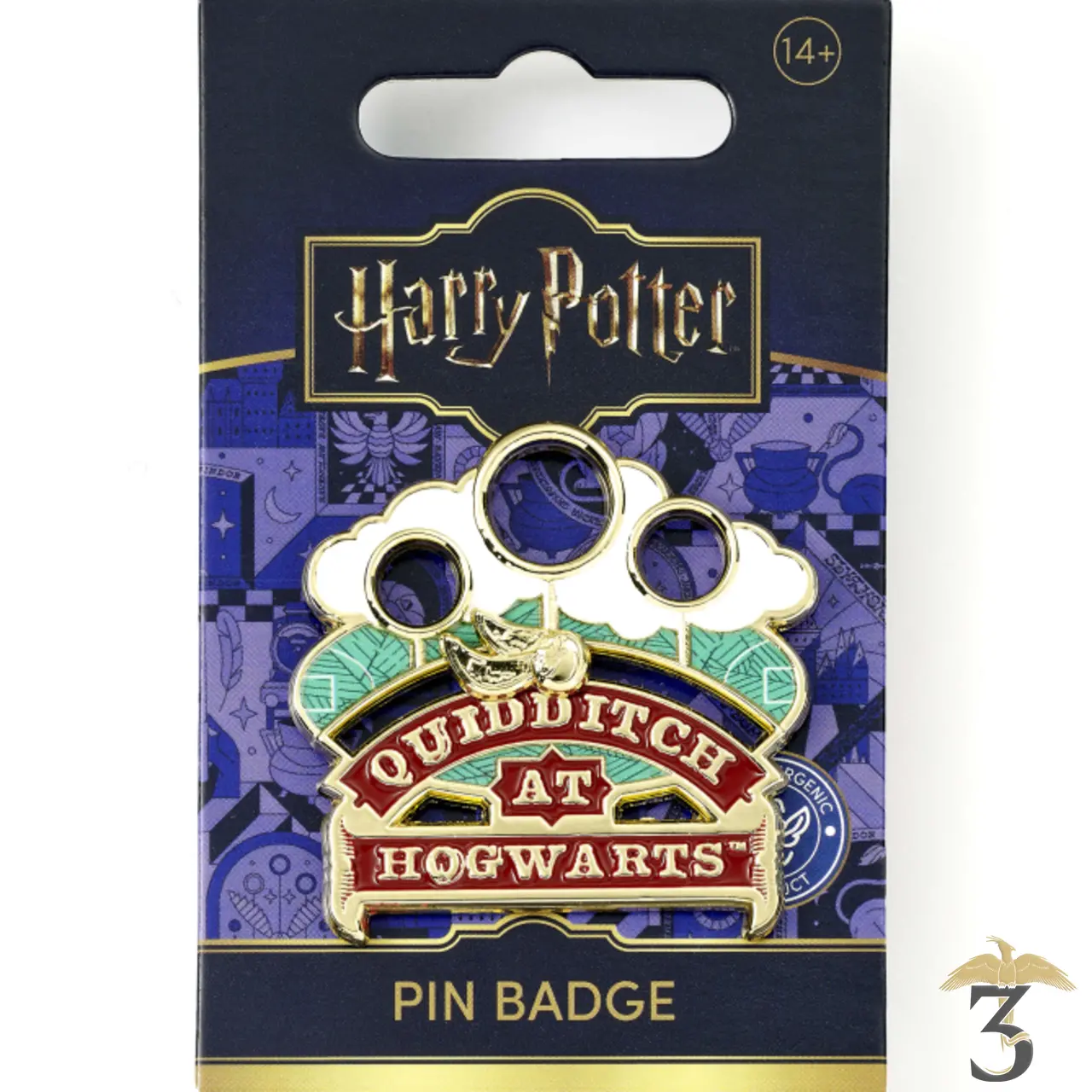 Pin s coulissant quidditch – harry potter - Les Trois Reliques, magasin Harry Potter - Photo N°2