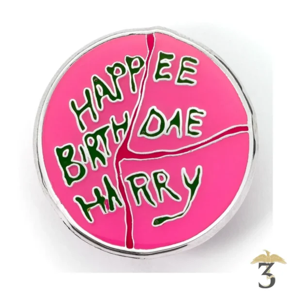 Pin s happee birthdae – harry potter - Les Trois Reliques, magasin Harry Potter - Photo N°2