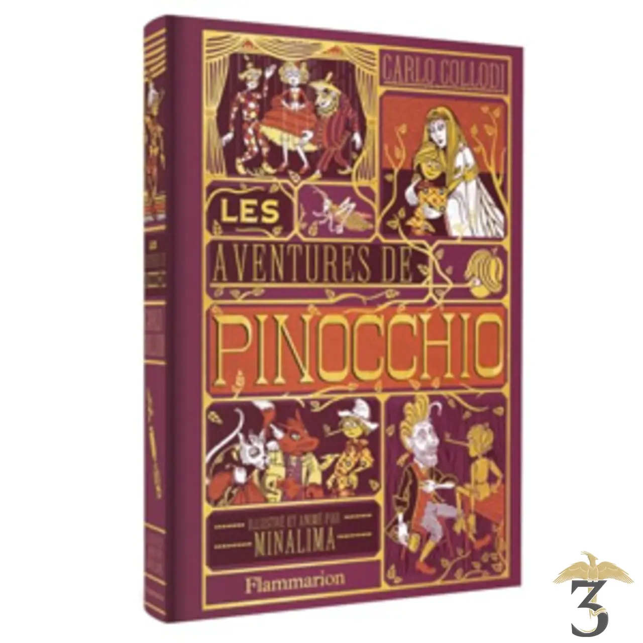 Pinocchio – édition interactive (illustrée par minalima) - Les Trois Reliques, magasin Harry Potter - Photo N°1
