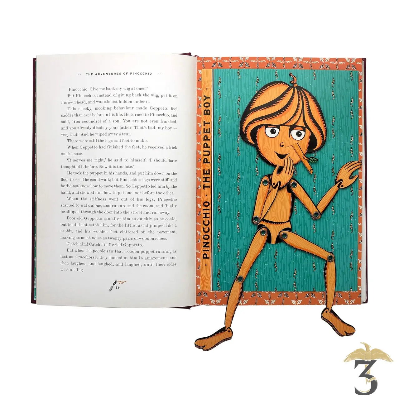 Pinocchio – édition interactive (illustrée par minalima) - Les Trois Reliques, magasin Harry Potter - Photo N°3