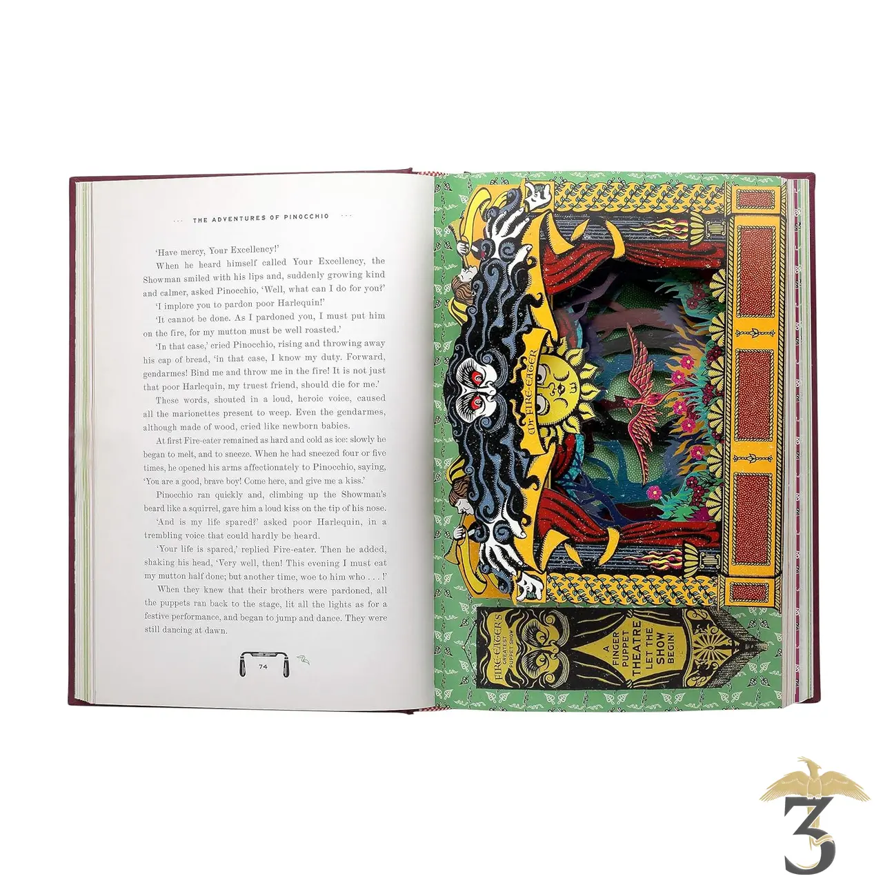 Pinocchio – édition interactive (illustrée par minalima) - Les Trois Reliques, magasin Harry Potter - Photo N°4