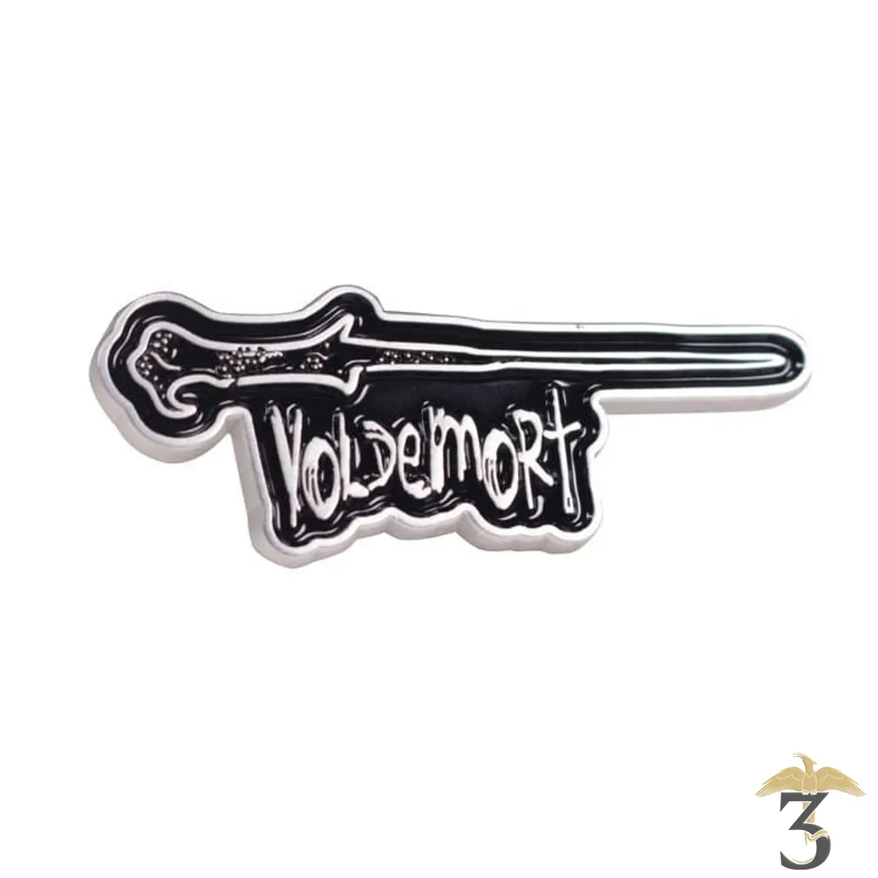 Pin’s baguette voldemort - Les Trois Reliques, magasin Harry Potter - Photo N°1