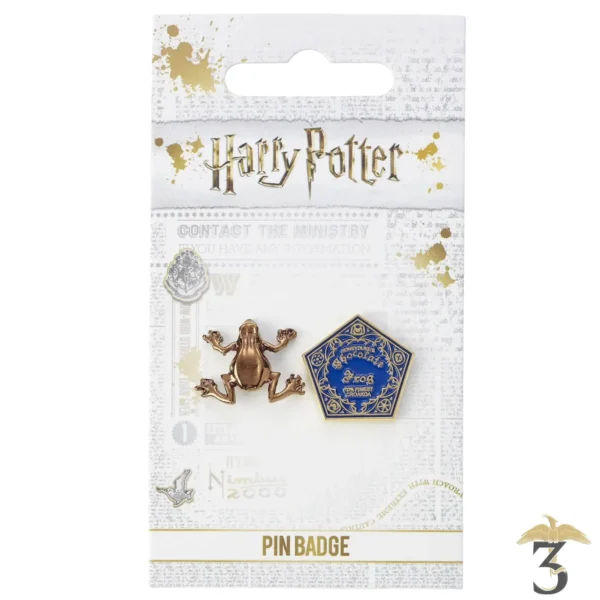 Pin's Chocogrenouille plaqué argent - Les Trois Reliques, magasin Harry Potter - Photo N°2
