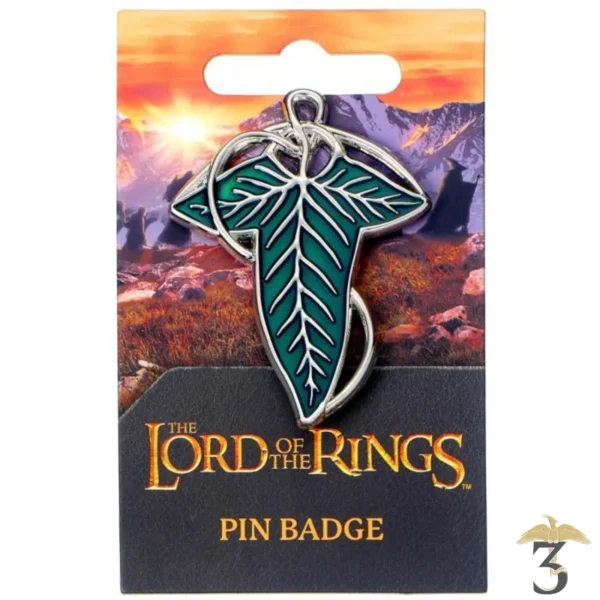 Pin’s feuille de lorien – le seigneur des anneaux - Les Trois Reliques, magasin Harry Potter - Photo N°2
