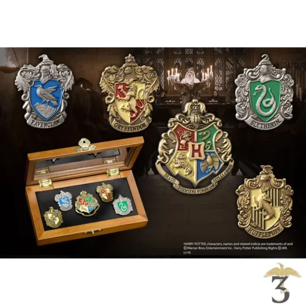 Pins Maisons de Poudlard - Noble Collection Harry Potter - Les Trois Reliques, magasin Harry Potter - Photo N°2