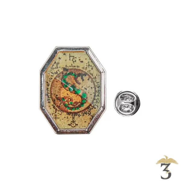 PINS MEDAILLON SALAZARD SERPENTARD - Les Trois Reliques, magasin Harry Potter - Photo N°1