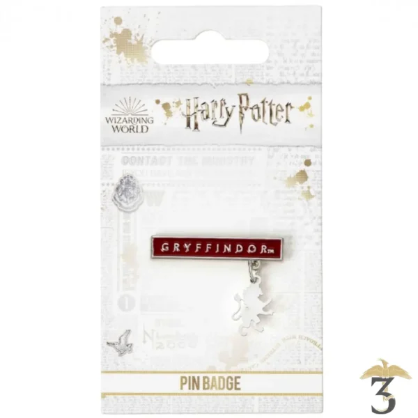 Pins plaque et charm gryffondor - Les Trois Reliques, magasin Harry Potter - Photo N°2