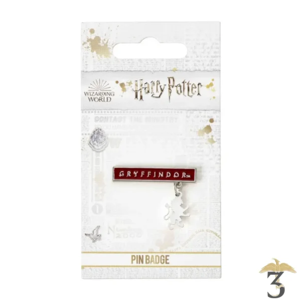 Pin´s plaque et charm gryffondor - Les Trois Reliques, magasin Harry Potter - Photo N°2