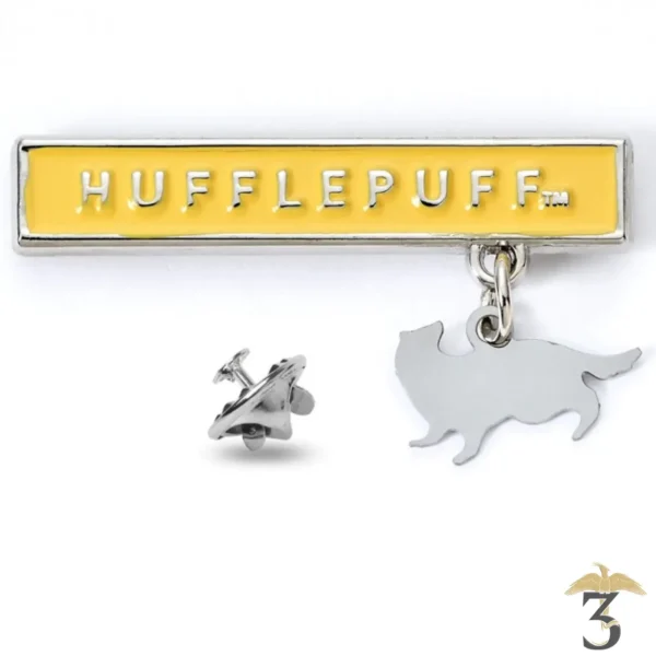 Pins plaque et charm poufsouffle - Les Trois Reliques, magasin Harry Potter - Photo N°1