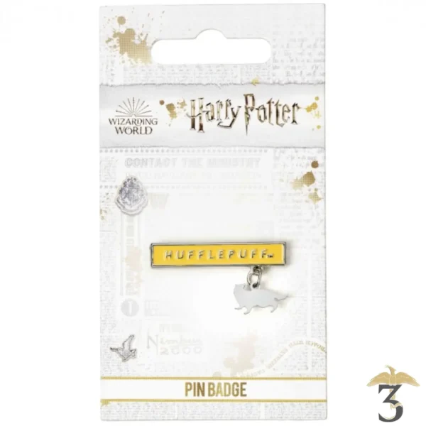 Pins plaque et charm poufsouffle - Les Trois Reliques, magasin Harry Potter - Photo N°2