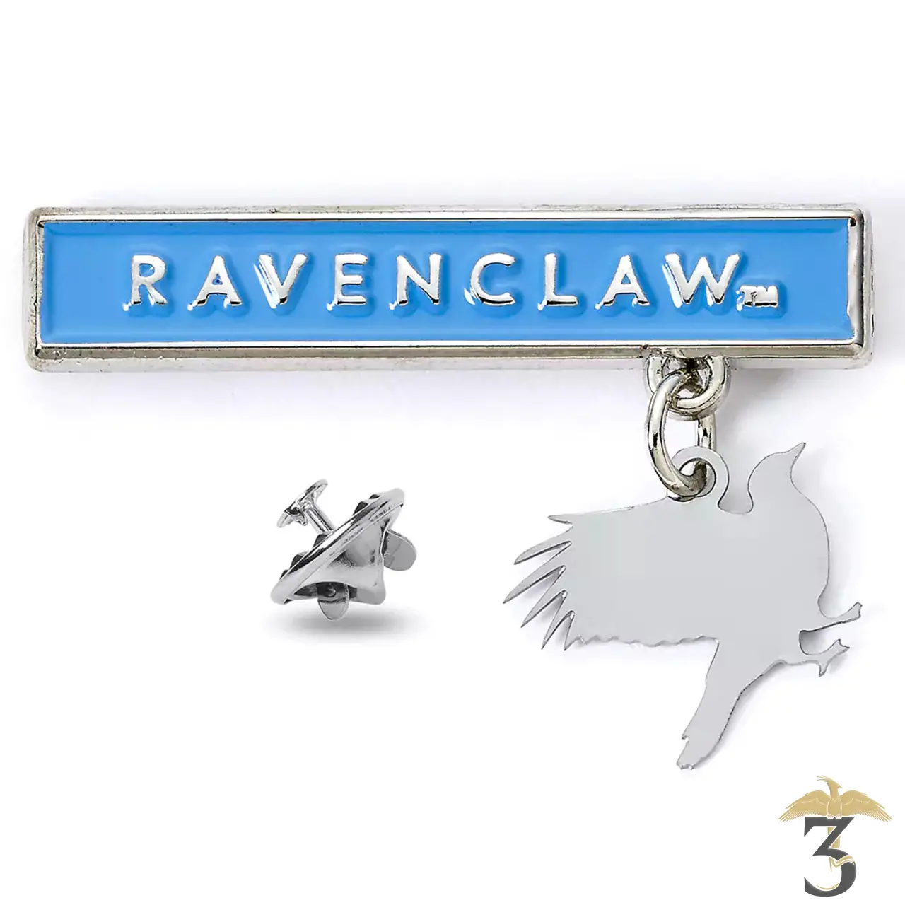 Pin´s plaque et charm serdaigle - Les Trois Reliques, magasin Harry Potter - Photo N°1