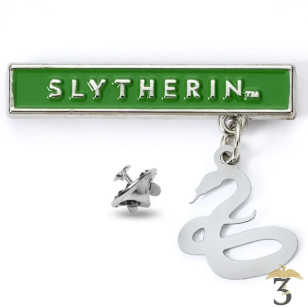 Pins plaque et charm serpentard - Les Trois Reliques, magasin Harry Potter - Photo N°1