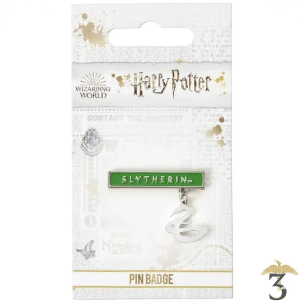 Pins plaque et charm serpentard - Les Trois Reliques, magasin Harry Potter - Photo N°2