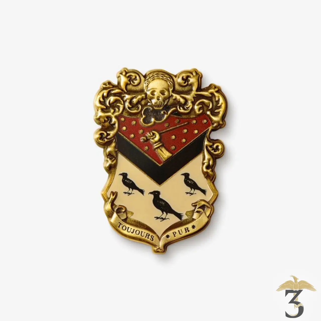 Pin’s tapisserie des blacks minalima - Les Trois Reliques, magasin Harry Potter - Photo N°1
