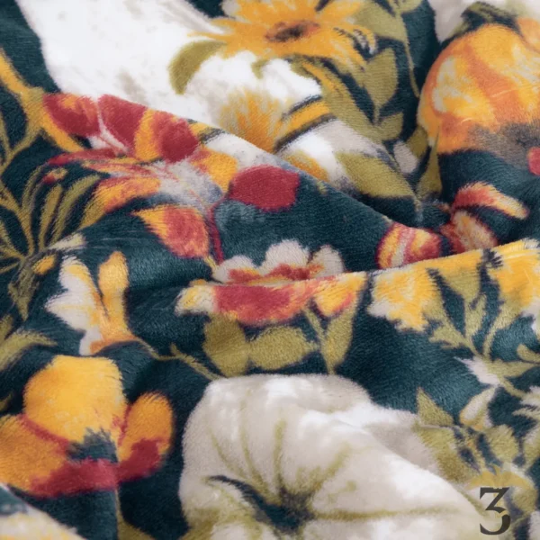 Plaid bootanical fantômes et fleurs 130×180 - Les Trois Reliques, magasin Harry Potter - Photo N°5