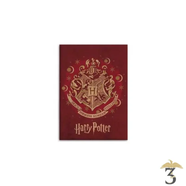 Plaid polaire hogwarts rouge - Les Trois Reliques, magasin Harry Potter - Photo N°1