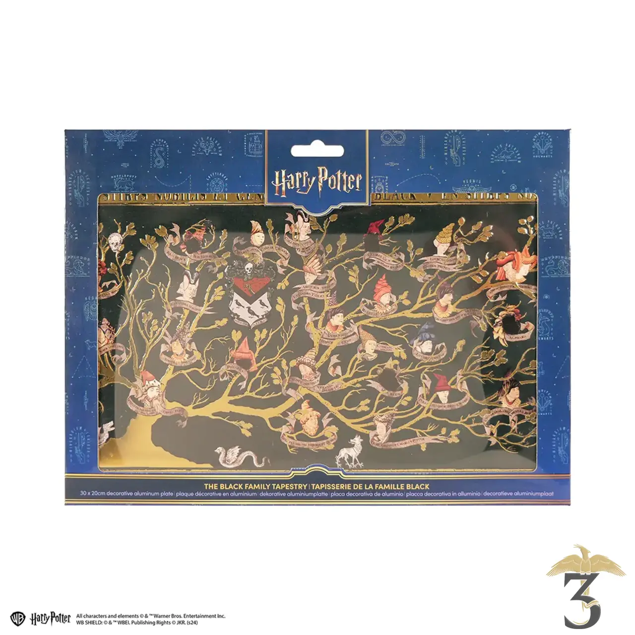 Plaque en aluminium famille black – harry potter - Les Trois Reliques, magasin Harry Potter - Photo N°3