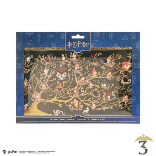 Plaque en aluminium famille black – harry potter - Les Trois Reliques, magasin Harry Potter - Photo N°3