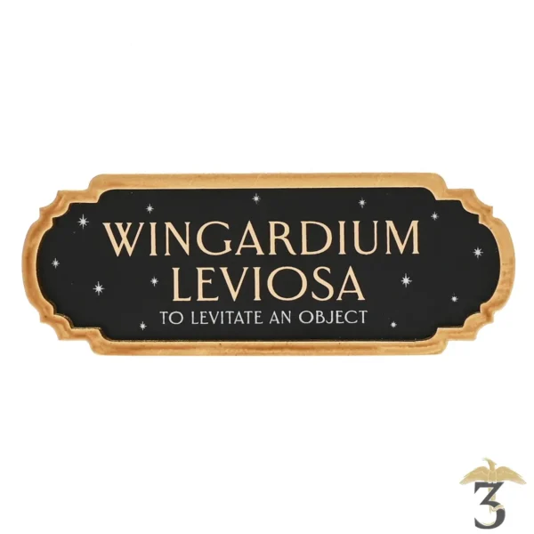 Plaque mural wingardium leviosa - Les Trois Reliques, magasin Harry Potter - Photo N°1
