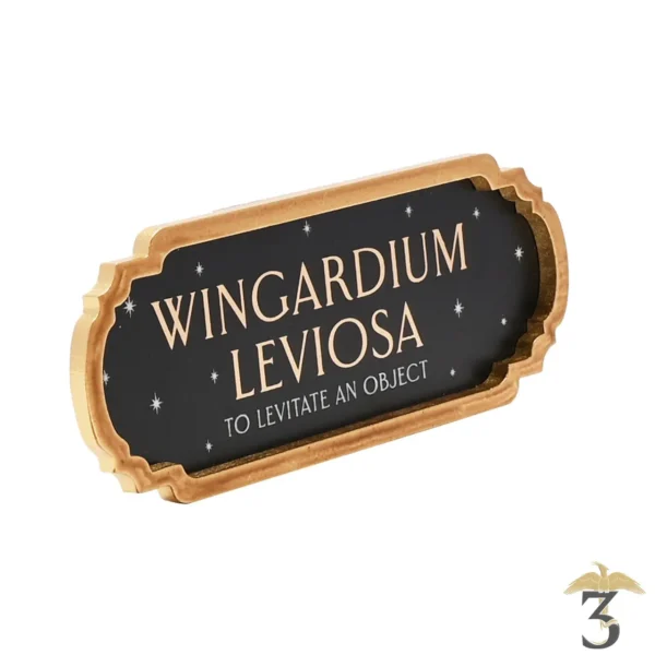 Plaque mural wingardium leviosa - Les Trois Reliques, magasin Harry Potter - Photo N°2