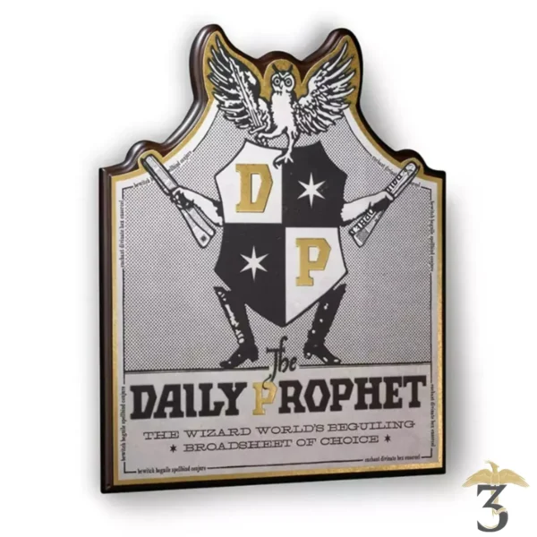 Plaque murale Daily Prophet - Noble Collection - Harry Potter - Les Trois Reliques, magasin Harry Potter - Photo N°1