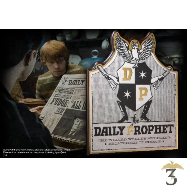 Plaque murale Daily Prophet - Noble Collection - Harry Potter - Les Trois Reliques, magasin Harry Potter - Photo N°2